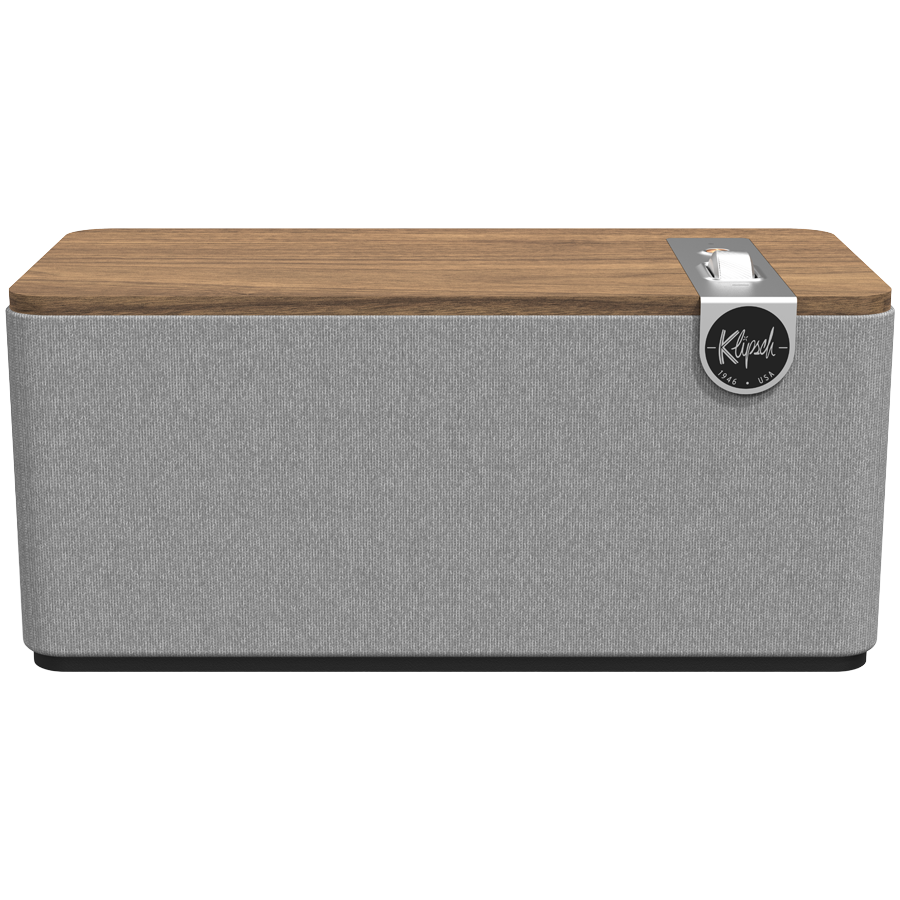 Klipsch The One Plus 2.1 Bluetooth skaļrunis, 60 W, Bluetooth 5.3, USB-C, 3,5 mm audio ieeja, riekstkoka apdare
