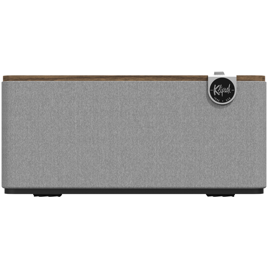 Klipsch The One Plus 2.1 Bluetooth skaļrunis, 60 W, Bluetooth 5.3, USB-C, 3,5 mm audio ieeja, riekstkoka apdare
