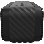 Klipsch Nashville portatīvais Bluetooth skaļrunis, 20 W, Bluetooth 5.3, IP67, līdz 24 h darbība, USB-C, 360° skaņa, melns