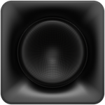 Klipsch Flexus Sub 100 bezvadu zemfrekvences skaļrunis, 254 mm, 160 W, 26–250 Hz, Flexus Transport, RCA, melns