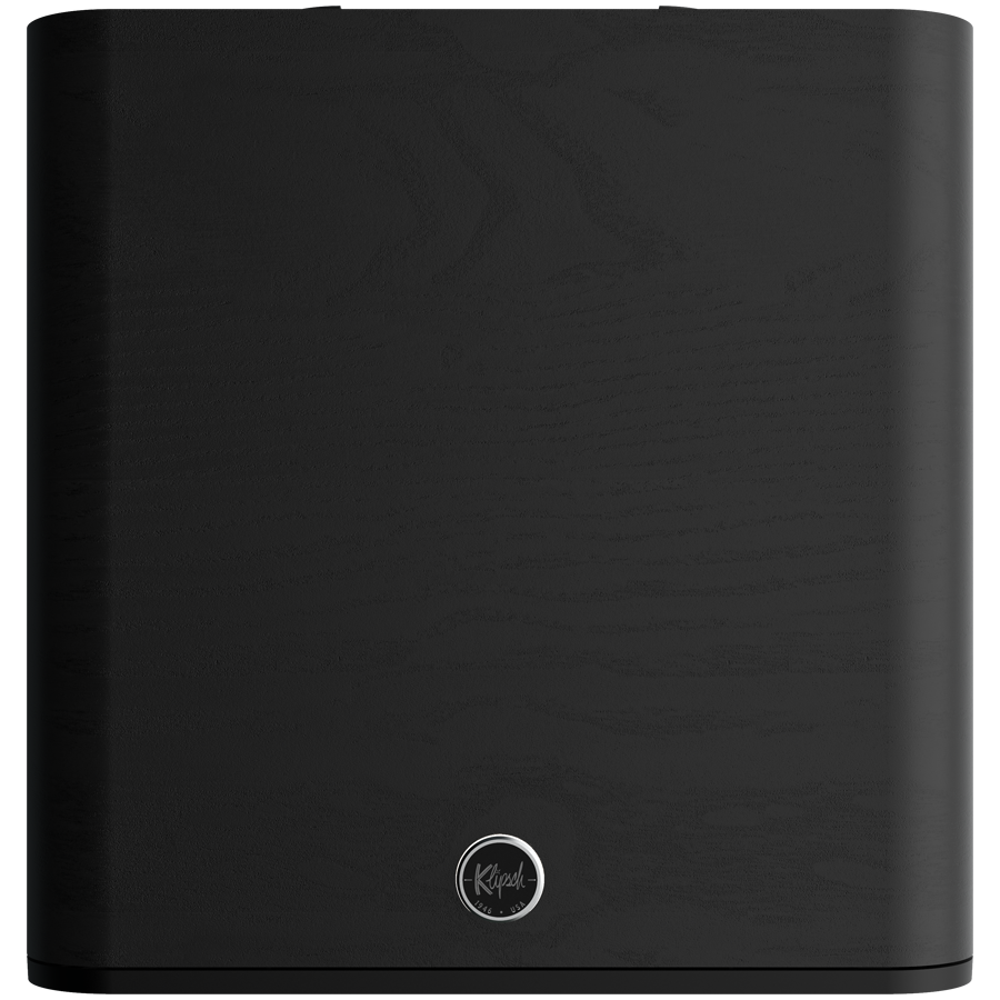 Klipsch Flexus Sub 100 bezvadu zemfrekvences skaļrunis, 254 mm, 160 W, 26–250 Hz, Flexus Transport, RCA, melns