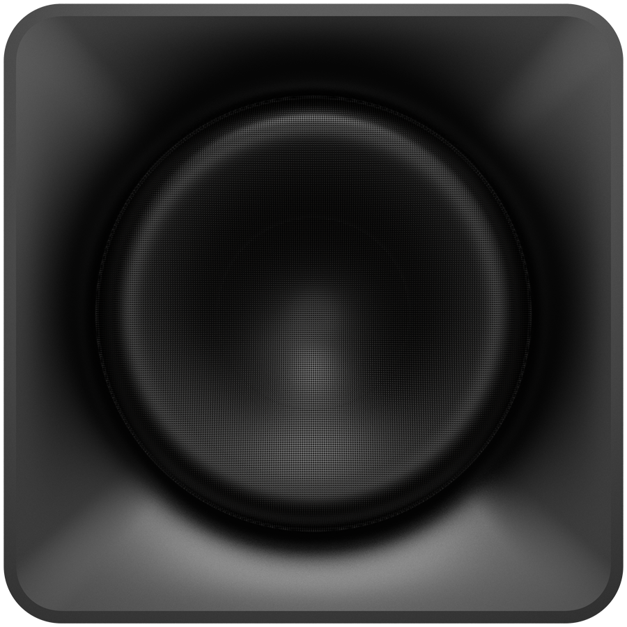 Klipsch Flexus Sub 200 bezvadu zemfrekvences skaļrunis, 305 mm, 26–250 Hz, Flexus Transport 2,4 GHz, RCA/LFE, melns