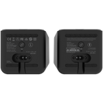 Klipsch Flexus SURR 200 bezvadu Dolby Atmos telpiskās skaņas skaļruņi, 2.0, 2 × 76 mm, Flexus Transport, melni, 2 gab.