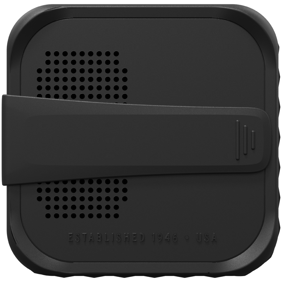 Klipsch Austin portatīvais Bluetooth skaļrunis, 10 W, Bluetooth 5.3, IP67, 12 h akumulators, USB-C, melns