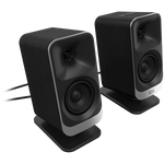 Klipsch ProMedia Lumina 2.1 datora skaļruņu sistēma ar zemfrekvences skaļruni un LED apgaismojumu, Bluetooth 5.3, USB-C, melna