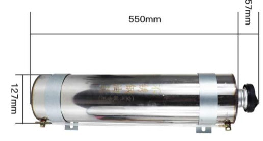 10L metal can for diesel heater 55x12.7cm