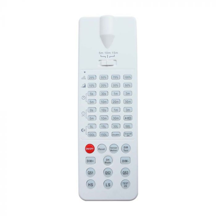 Remote control for 200LM/W warehouse luminaires VT-9119, VT-9219, VT-9-151 and VT-9-200
