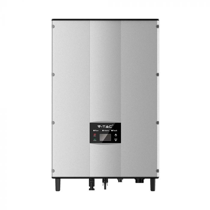 8,8 KW kolmefaasiline võrguinverter. "Verified by Distribution Grid", registreeritud kui V-TAC Exports Limited VT-6608305, saadaval valimiseks. Viieaastane garantii. IP65