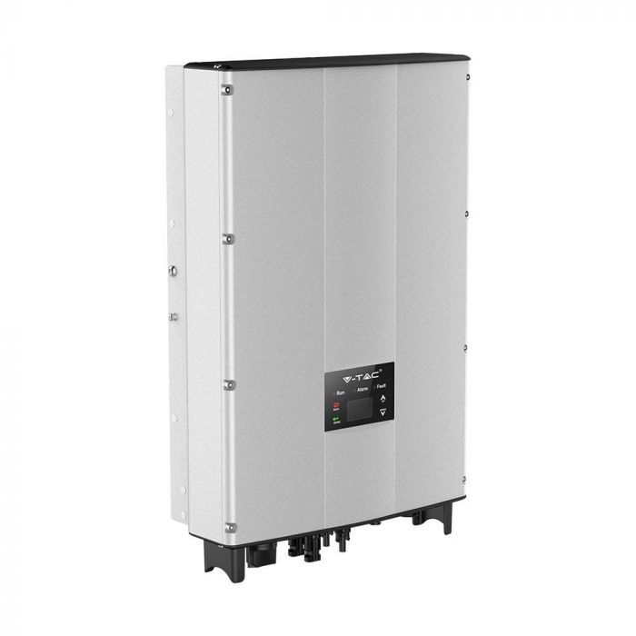 8.8 KW three-phase network inverter. "Sadales Tīkla" verified, registered as V-TAC Exports Limited VT-6608305, available for selection. Five-year warranty. IP65