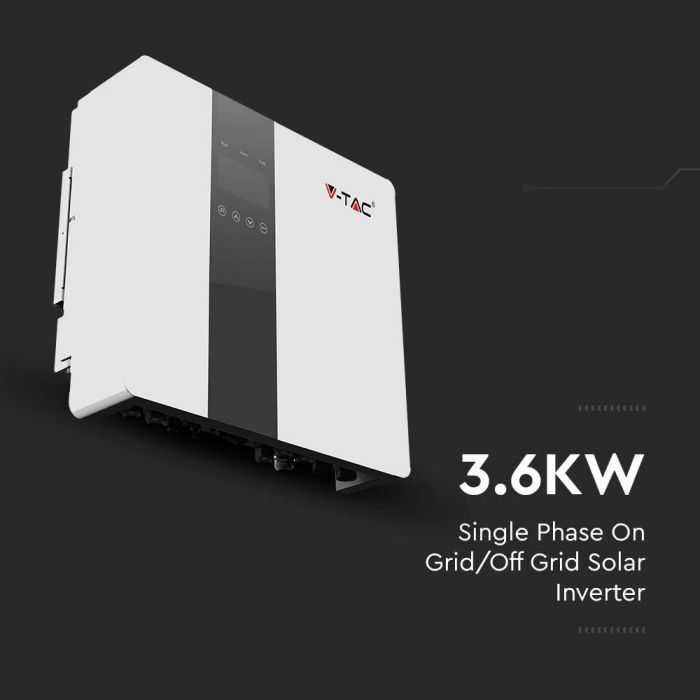 3.6 KW Single Phase Network Hybrid Certified Inverter. Three-year warranty. IP66 