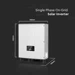 4.6 KW single-phase network inverter. "Sadales Tīkla" verified, registered as V-TAC Exports Limited VT-6605110, available for selection. Ten-year warranty. IP66