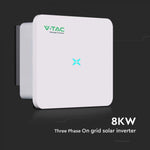 8 KW trefas nätcertifierad (VT-6608310) växelriktare. Tio års garanti. IP66