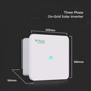 10 KW Three-phase Network Certified (VT-6610310) Inverter. Ten-year warranty. IP66