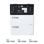 9.60 kw/H VESTWOODS LiFePO4 battery for hybrid inverters, to be built into the enclosure (not included)