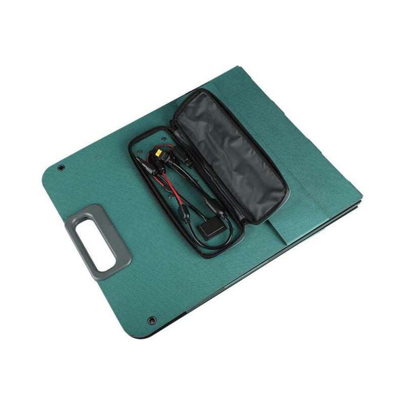 2x120W vikbar solpanel med 2in1-kabel för portabelt kraftverk