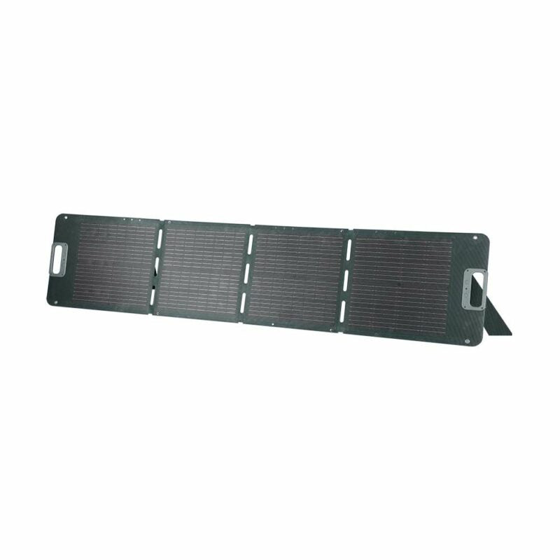 160W saliekams V-TAC saules panelis pārnēsājamai uzlādes stacijai/akumulatoram ar divi vienā kabeli