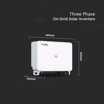 60kW On Grid Solar Inverter Three Phase with Wifi Dongle