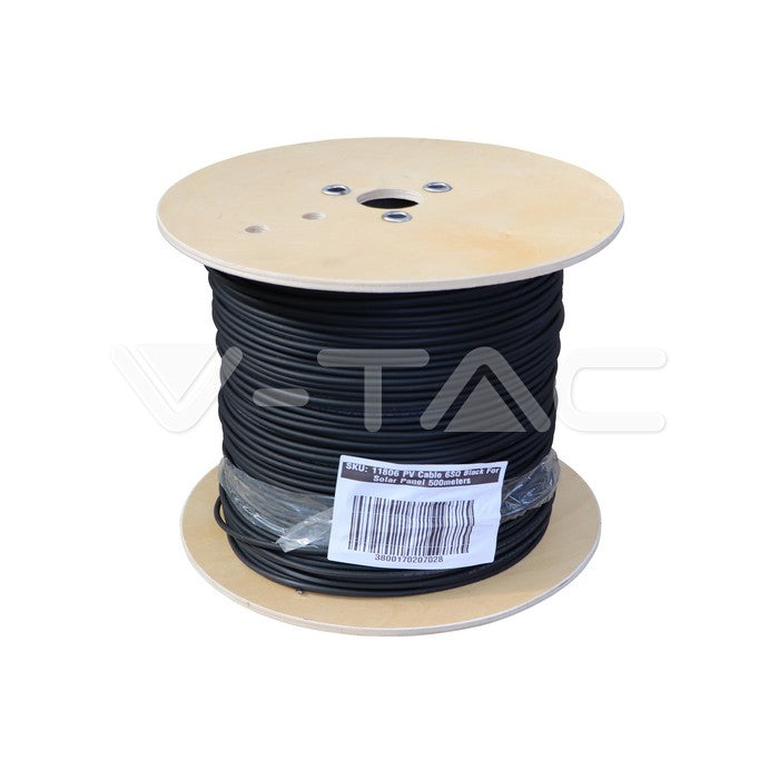 1m_PV cable 6mm2 for solar panels, black