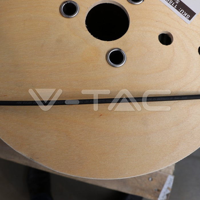 1m_PV кабель 6 мм2 для солнечных панелей, черный