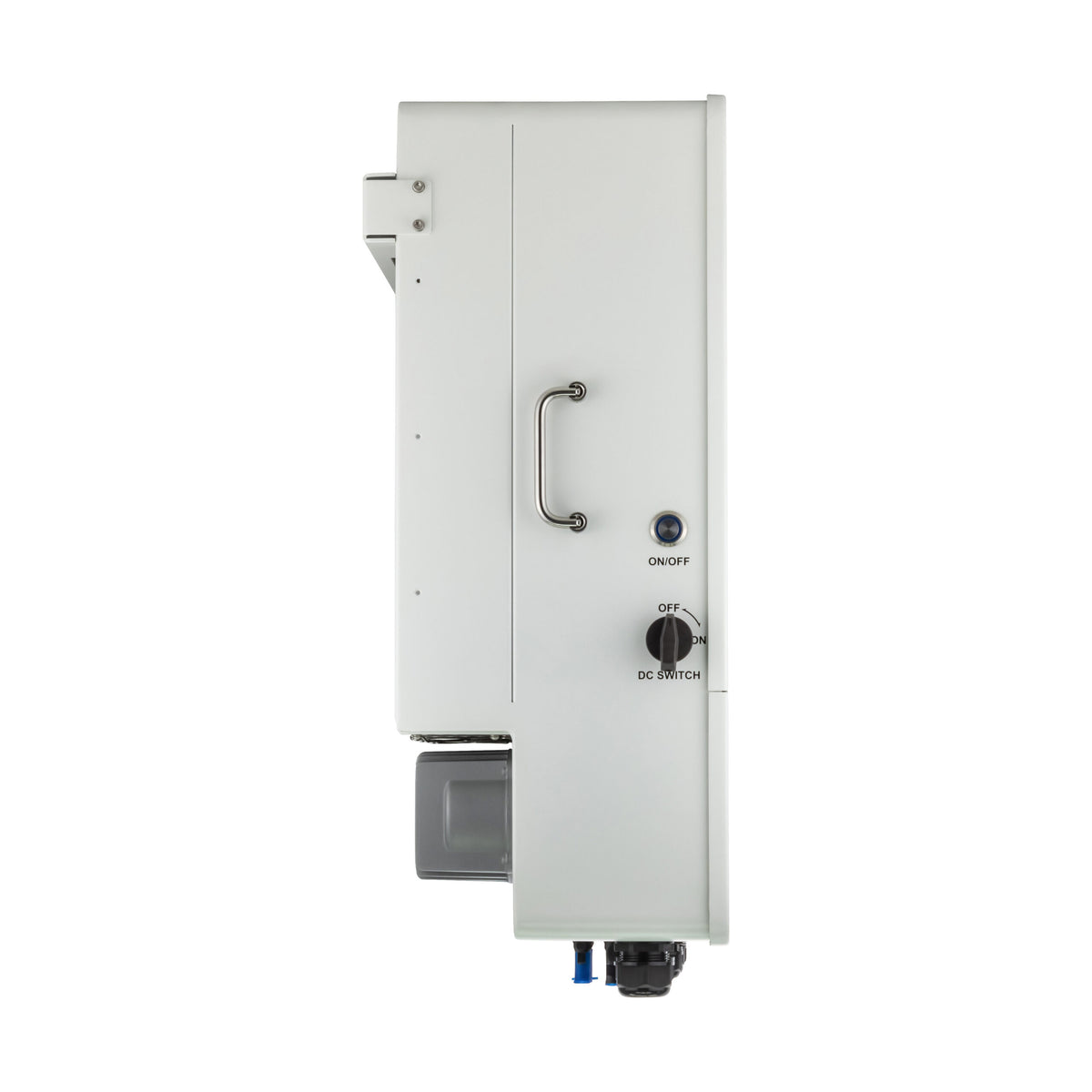 8KW hybrid 3F inverter for solar system, "Sadales Tīkla" code verified (SUN-8K-SG04LP3-EU), 3 phases, 10 years warranty, 380VAC, V-TAC/DEYE, IP65, LCD display, 190A charging