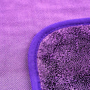 Maxshine Twisted Loop mikrošķiedras žāvēšanas lupatiņas, 600 g/m², 40 × 40 cm, violetas, 3 gab.