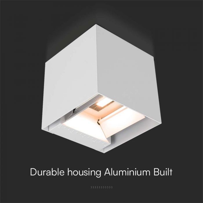 3W(860Lm) светодиодный солнечный передний светильник с PIR датчиком, V-TAC, IP65, квадратный, белый, теплый белый свет 3000K