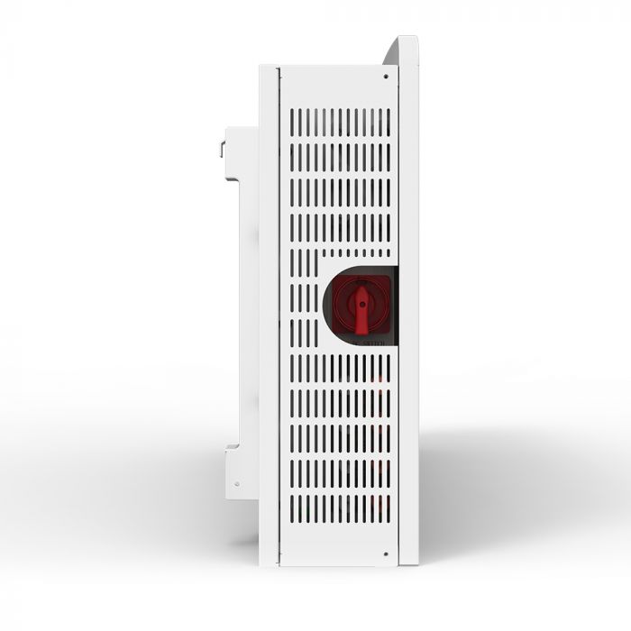Hiconics 10 kW viss vienā augstsprieguma sistēma ar 6 kW invertoru un 2 × 5 kW akumulatoriem
