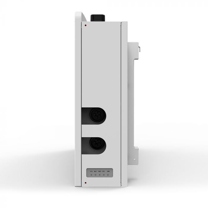 Hiconics 10 kW viss vienā augstsprieguma sistēma ar 6 kW invertoru un 2 × 5 kW akumulatoriem