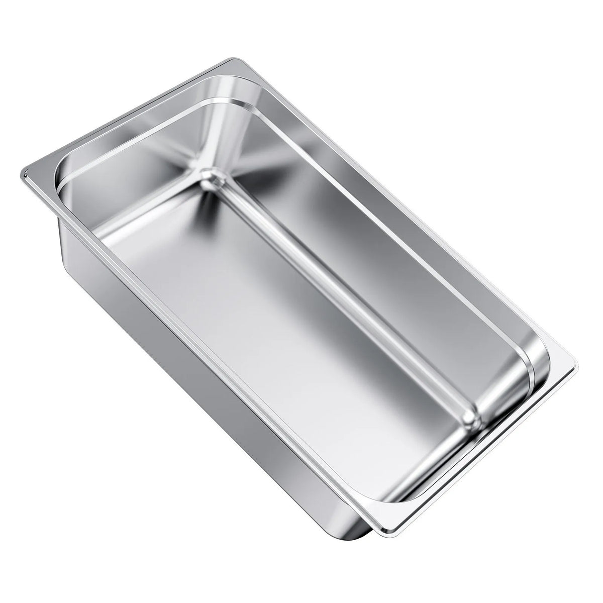 Nerūsējošā tērauda gastronomijas trauks, pilns izmērs, dziļums 145 mm, tilpums 20,5 l, 1 gab. komplekts