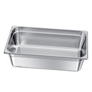 Nerūsējošā tērauda gastronomijas trauks, pilns izmērs, dziļums 145 mm, tilpums 20,5 l, 1 gab. komplekts