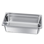 Nerūsējošā tērauda gastronomijas trauks, pilns izmērs, dziļums 145 mm, tilpums 20,5 l, 1 gab. komplekts