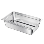 Nerūsējošā tērauda gastronomijas trauks, pilns izmērs, dziļums 145 mm, tilpums 20,5 l, 1 gab. komplekts