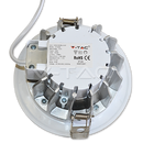 20W(1700Lm) LED COB iebūvējams griestu gaismeklis, V-TAC, IP20, apaļš, balts, auksti balta gaisma 6000K