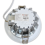 20W(1700Lm) LED COB infälld takarmatur, V-TAC, IP20, rund, vit, kallvitt ljus 6000K