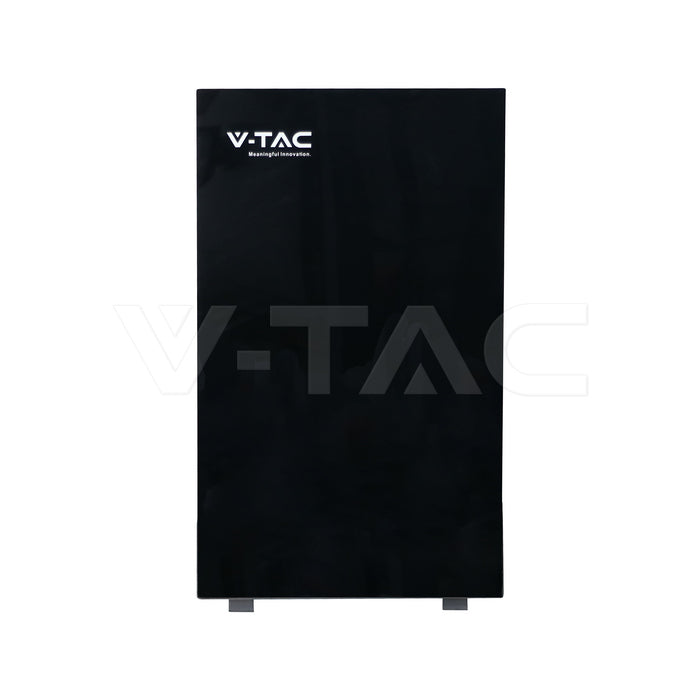 5.12kWh lithium battery, IP20, 6000 cycles, black housing