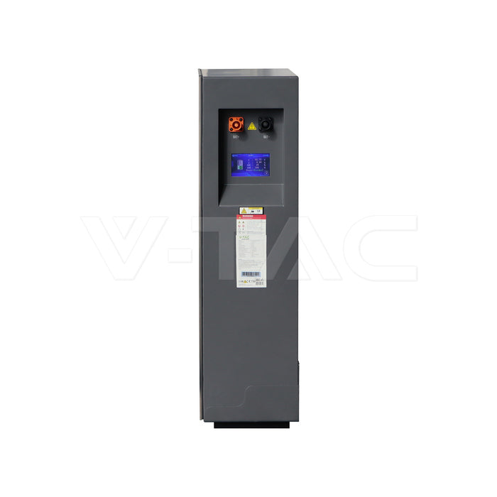5.12kWh litija akumulators, IP20, 6000 cikli, melns korpuss