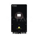 5 kW hibrīdais saules invertors, vienfāzes, EU specifikācija, melns korpuss, 10 gadu garantija