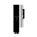 5 kW hibrīdais saules invertors, vienfāzes, EU specifikācija, melns korpuss, 10 gadu garantija