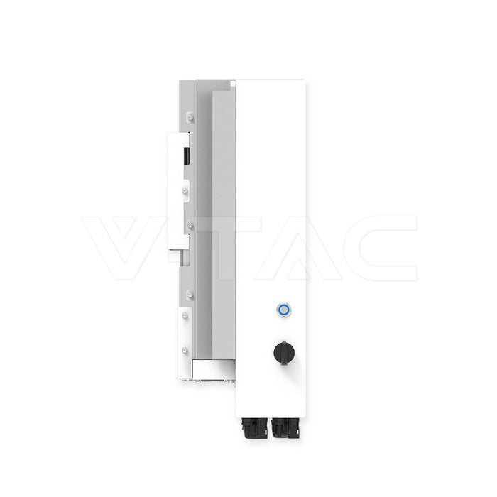 8 kW hibrīdais saules invertors, vienfāzes, 230 V AC, liela strāva, 10 gadu garantija