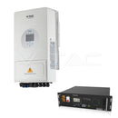 V-TAC Deye 6 kW ühefaasilise inverteri komplekt (mudel 11529) koos 5,12 kWh akuga (mudel 11377)