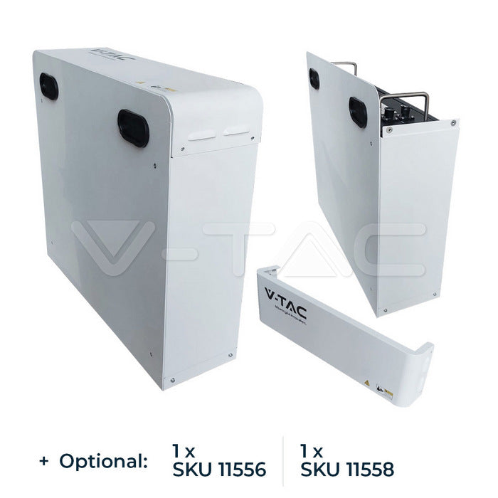 V-TAC Deye 6 kW ühefaasilise inverteri komplekt (mudel 11529) koos 5,12 kWh akuga (mudel 11377)