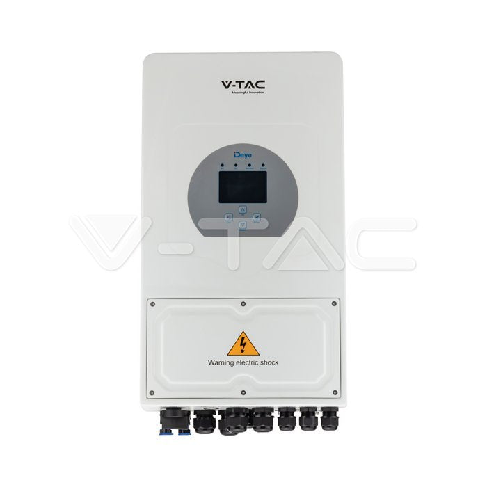 V-TAC Deye 6 kW ühefaasilise inverteri komplekt (mudel 11529) koos 9,6 kWh akuga (mudel 11523)