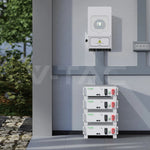 V-TAC 5,12 kWh LiFePO4 akumulators VT-51201-W statīva montāžai, 51,2 V, 10 gadu garantija, balts korpuss