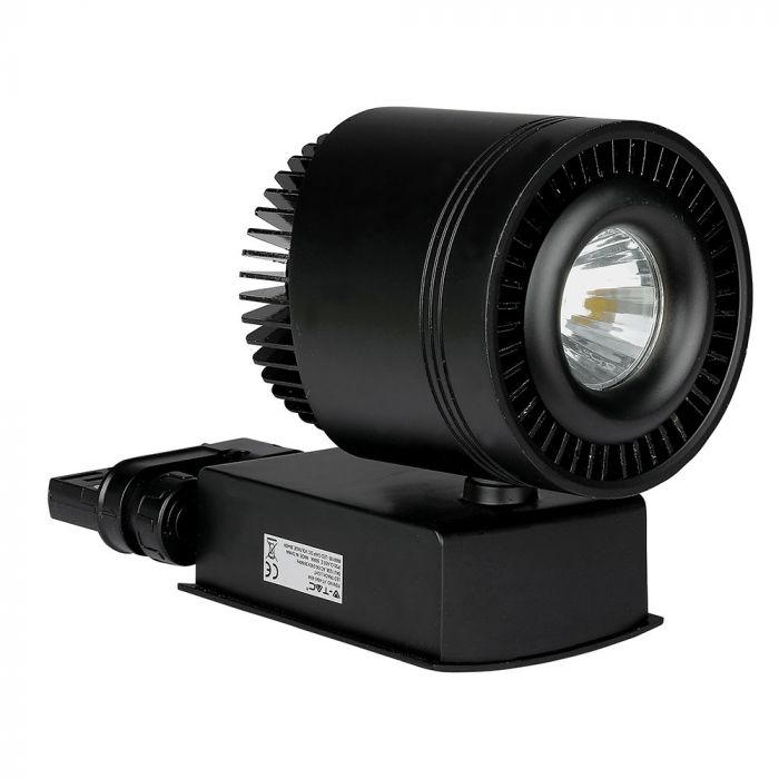 45W(2300Lm) LED COB armatur för strömskenor, V-TAC, IP20, kallvitt ljus 5000K