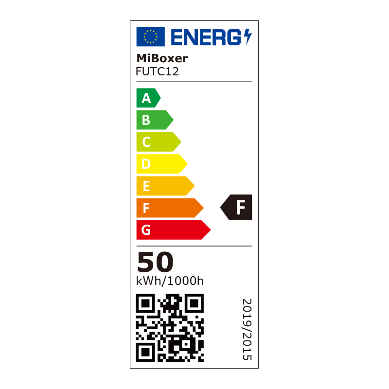 FUTC12 50W RGB+CCT Intelligentne LED aialamp (2,4 GHz)