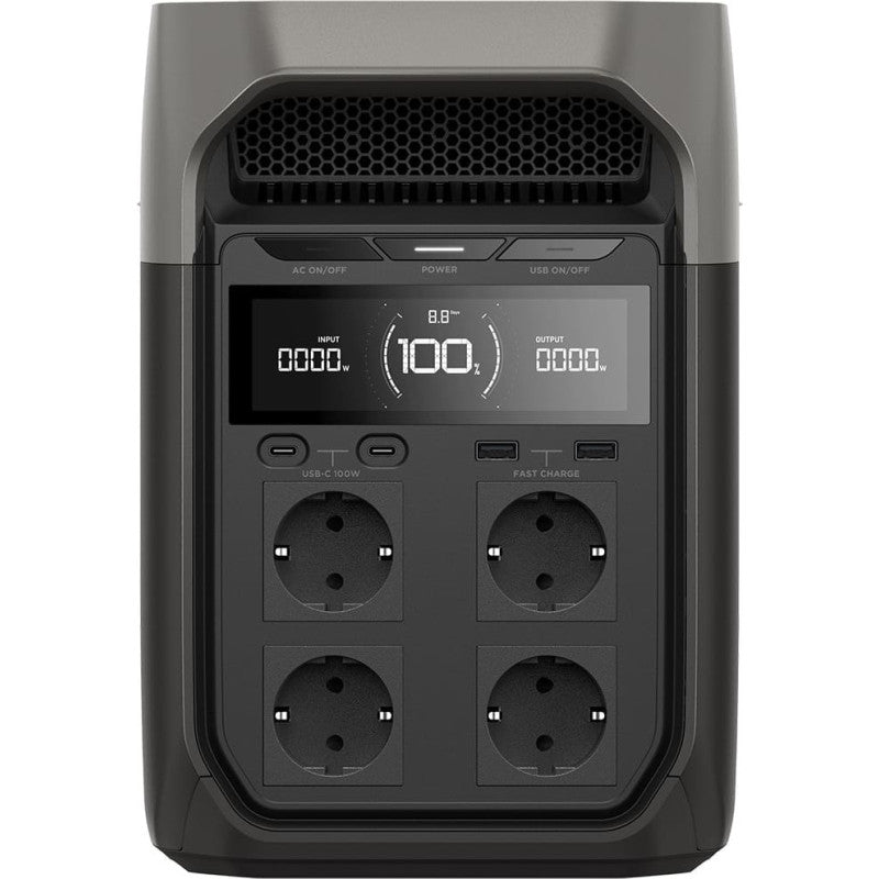 ECOFLOW charging station DELTA 3 5016301002. Battery capacity-1024 Wh 1800W