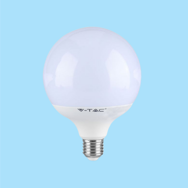 E27 18W(2000Lm) LED Spuldze, V-TAC SAMSUNG, G120, V-TAC, auksti balta gaisma 6400K