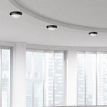 8W(560Lm) LED ceiling, oval, black, IP54, V-TAC, warm white light 3000K