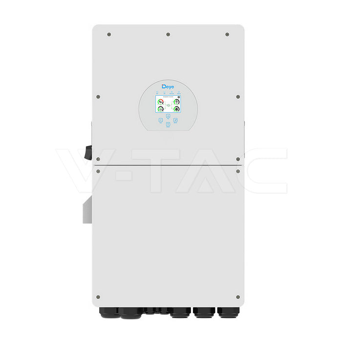 Deye 16 kW vienfāzes LV hibrīda invertors, 230 V AC, IP65, 10 gadu garantija