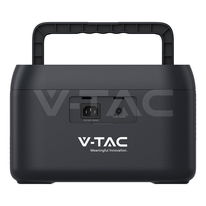 V-TAC 600 W / 512 Wh portatīvā barošanas stacija ar LiFePO4 akumulatoru un WiFi